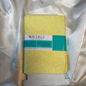 Waverly Inspirations Precut Yellow print Fabric, 1 yard